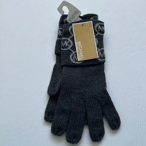 Michael Kors women gray one size Gloves